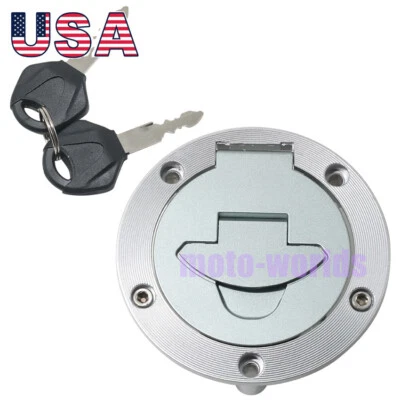 Fuel Gas Tank Cap Cover Key Fit for Triumph Speed Triple Carbs 94-2018 T2400032 - Image 1 of 4