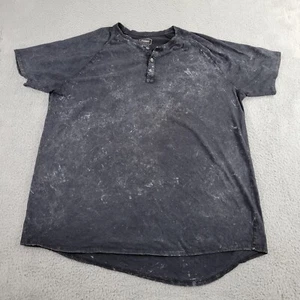 The Foundry Supply Co Shirt Young Mens 2XL Henley Spot Wash Short Sleeve - Picture 1 of 7