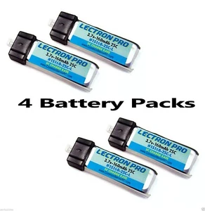 New Lectron Pro 3.7 volt 160mAh 25C Lipo Battery 4 pcs Blade mCX mSR 1S160-25-L - Picture 1 of 1