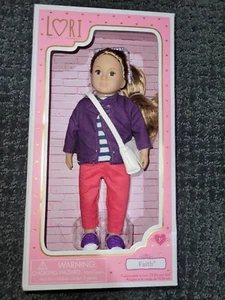 Lori Our Gen 6” Faith Mini Doll W/Sun Glasses Faith By Battat New Unopened - Picture 1 of 1