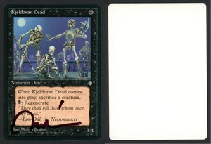 ***Kjeldoran Dead Artist Proof Signed*** MTG Ice Age Melissa Benson Kid Icarus - Picture 1 of 1