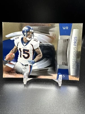 2009 Playoff Prestige Prestigious Pros Blue #7 Brandon Marshall /1000 - Image 1 of 2