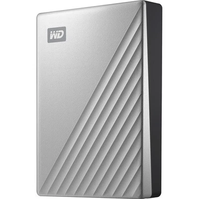 WD My Passport Ultra WDBPMV0040BSL 4 TB Portable Hard Drive - External - Silver - Image 1 of 4