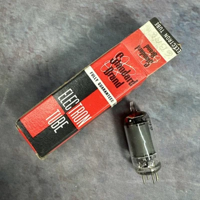 Tubo di aspirazione vintage senza marchio, 6BA6 USA in una scatola standard nuovo con scatola - Immagine 1 di 4