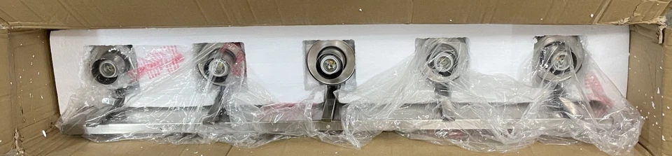 Светильник для туалетного столика Z-Lite 492-5 В-BN Beckett 5 ламп ширина 42 дюйма матовый никель - Изображение 1 из 4