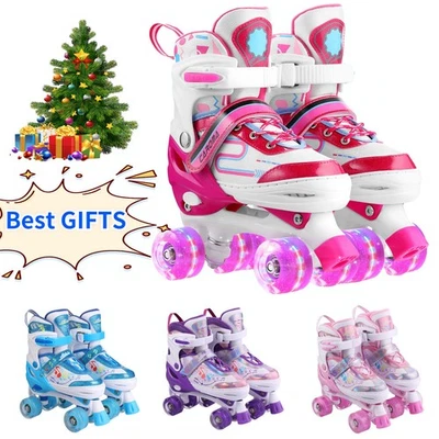 Rollschuhe Roller Skates Inline Größe 26-38 Blinkende Kinder Jugend Erwachsene - Bild 1 von 4