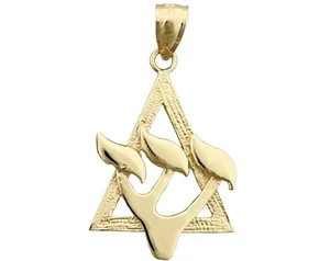 Colgante Estrella de David Judía Oro 14K - Imagen 1 de 6