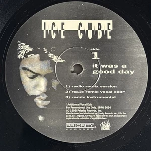 ICE CUBE IT WAS A GOOD DAY REMIX 12" OG 1993 PROMO #SPRO6654 NM - Bild 1 von 3