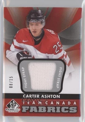 2012-13 SP Game Used Edition Fight Strap /15 Carter Ashton #TC-1 Rookie RC - Image 1 of 2