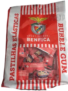 15 caramelos de goma de mascar SLB BENFICA Portugal sabor fresa goma de mascar 75 g - Imagen 1 de 2