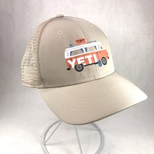 Yeti Coastal Camper Trucker Hat Cap VW Bus Van Snapback - Picture 1 of 10
