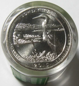 2015 Bombay Hook Nat Park Roll of 12 Uncirculated ATB Quarters Danbury Mint - Picture 1 of 2