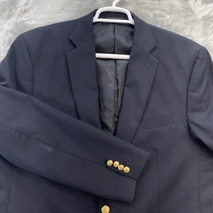 Ralph Lauren Blazer Men's size 44L University Jacket Gold Button Sport Coat Suit - Picture 1 of 15