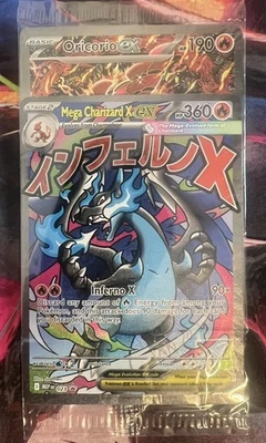 Mega Charizard X  Oricorio Ex UPC Phantasmal Flames Promos 023 Sealed - Image 1 of 2