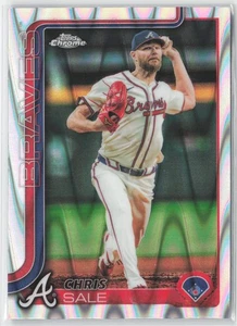 2025 Topps Chrome Chris Sale #182 Raywave Refractors Baseball - Picture 1 of 2