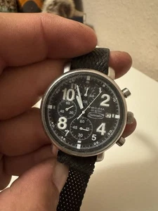 ältere Armbanduhr Fossil Defender 100m Water Resistant Fliegeruhr Ungeprüft! - Bild 1 von 5