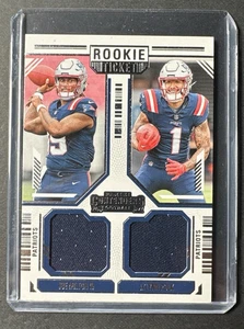 2024 Contenders Rookie Ticket Joe Milton III Ja’Lynn Polk Dual Swatch No. DS-8 - Picture 1 of 2