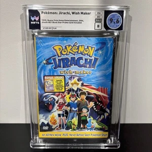 Pokemon - Jirachi Wish Maker (DVD, 2011) Factory Sealed! Wata 9.6 B W/Card 1st - Picture 1 of 11