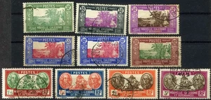 Neukaledonien 1928 Admiral & Haus gebraucht (SC#144-145 148-150 154 162 167 169 172) - Bild 1 von 1