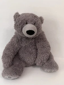 Gund Mylo Teddybär grau weich sitzend Stofftier 14 Zoll - Bild 1 von 10