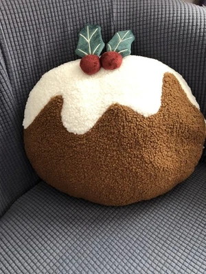 Christmas Pudding Cushion  - Image 1 of 4