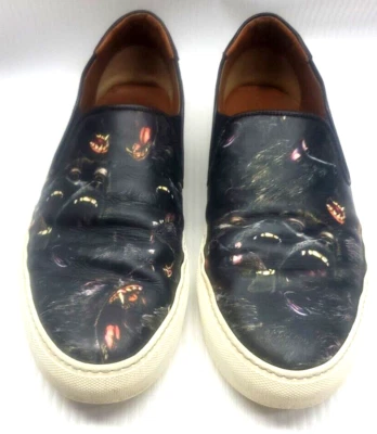 Tênis de Skate de Couro Slip-On Givenchy Monkey Brothers - Preto -11 M / 44 - Imagem 1 de 4