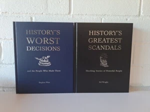 History’s Greatest Scandals And Worst Decisions HC Boxed Set Limited Edition - Picture 1 of 4