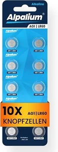 10x Knopfzellen LR621 AG1 SR621 SW V364 621 Uhren Batterien Alkaline ✅ MHD 2031 - Bild 1 von 7
