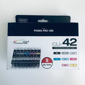 Canon 6384B007 Oryginalne wkłady atramentowe CLI-42 Wartość 8-pak Zestaw Zapieczętowany OEM - Zdjęcie 1 z 5