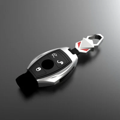 For Mercedes Benz CLA CLS CLK GLK GLA GLC Zinc Alloy Car Key Fob Case Cover - Image 1 of 4