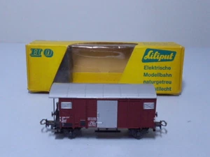 Van Vagón de mercancías Liliput HO calibre Ref 247 SBB CFF con balcón R/N 30417 en caja - Imagen 1 de 11