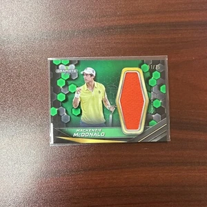 2024 Topps Graphite Tennis Mackenzie McDonald Green Jumbo Patch 31/75 SP - Picture 1 of 3