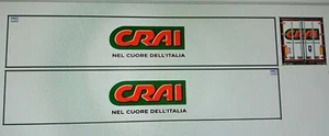 Grafica adesiva "Crai" x semirimorchi Herpa 1/87 autoproduzione - Foto 1 di 1