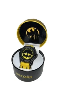 BATMAN ACCUTIME MEN’S WATCH With Original Detailed Box, Never Used - Picture 1 of 3