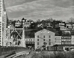 1936 Original WALKER EVANS Phillipsburg New Jersey Town Photo Engraving 11x14 - Picture 1 of 1