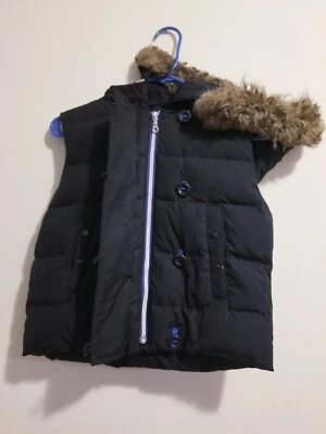 Женская толстовка с капюшоном пуховик жилет размер S синий S4023 - Изображение 1 из 4