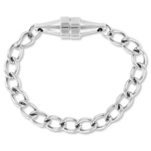 Brushed Steel Mini Magnetic Nipple Pincher x1 Bondage Adult Slave Sex BDSM Toy - Picture 1 of 2