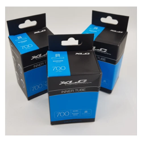 XLC Inner Tubes Blue 700x32/38c schrader valve x 3 Inner Tubes - Image 1 of 1