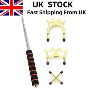 Telescopic Snooker Cue Stick Bridge with 3 Brass Bridge Heads, 13.5~59 Inches - Picture 1 of 8