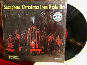 VTG 60s Saxophone Christmas From Nashville/Jerry Tuttle~ Vinyl LP Album PO504 - Foto 1 di 7