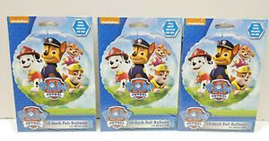 Nickelodeon Paw Patrol 18 inch Foil Balloon. Chase, Marshall, Rubble, Skye - Lot
