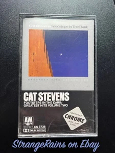 Cat Stevens Footsteps in the Dark Greatest Hits Volume 2 Cassette Tape TESTED - Picture 1 of 6
