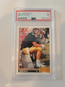 1991 Upper Deck - #13 Brett Favre (RC) PSA 7 - Picture 1 of 2