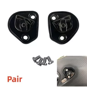 2x Black Pivot Kit Base Plate Visor Mechanism For Pista GP R GP RR Corsa Helmet - Picture 1 of 7