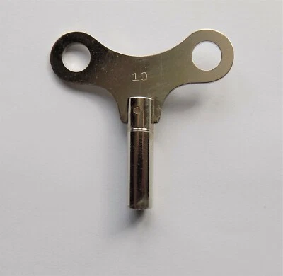 New Steel Winding / Clock Key For Mantle & Bracket Clock Size 10 / 4.75mm