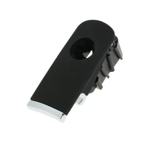 Black Left Hand Drive Glove Box Lid Handle Open/Lock Puller w/ Hole for Audi B7 - Picture 1 of 5