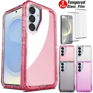 For Samsung Galaxy S25 Ultra/S25 Plus Case Crystal Clear Cover Screen Protector - Picture 1 of 36