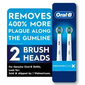 Cabezales de repuesto para cepillo de dientes eléctrico Oral-B Precision Clean X-Filament, 2 unidades - Imagen 1 de 8