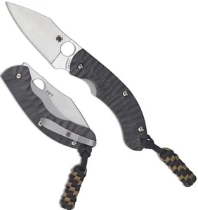 SPYDERCO Numbered Perrin PPT, 3.20" CPM S90V Steel, Carbon Fiber Handle, C135CFP - Picture 1 of 8