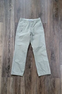 Columbia Women's Straight Leg Capri Pants 100% Cotton Comfort Hiking Green Sz 2P - Picture 1 of 13